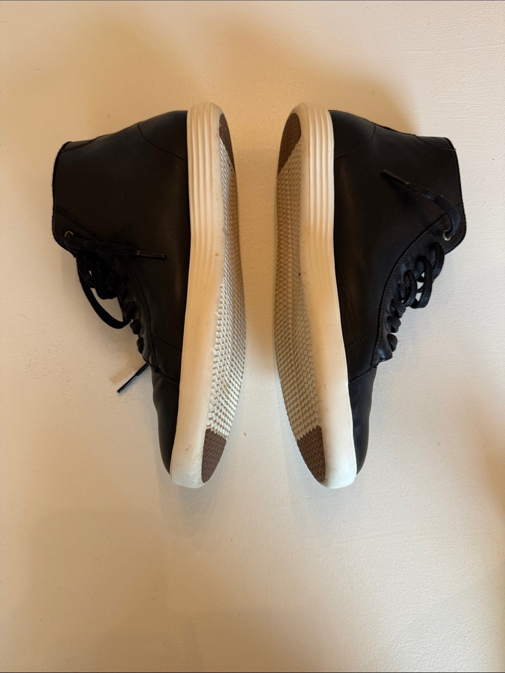 Cole Haan Grand.OS CrossCourt Mens Size 8M Black Leather Sneakers Boots C26962 - Picture 3 of 8
